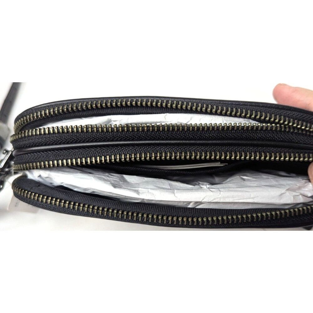 Coach Black Canyon Quilt Exotic Embossed Leather Clutch Crossbody Purse NWT - Picture 15 of 15